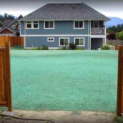 We have 20 years of experience hydroseeding and offer professional service and quality work
