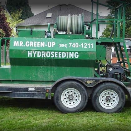 Call us for a free Hydroseeding Estimate for your lawn